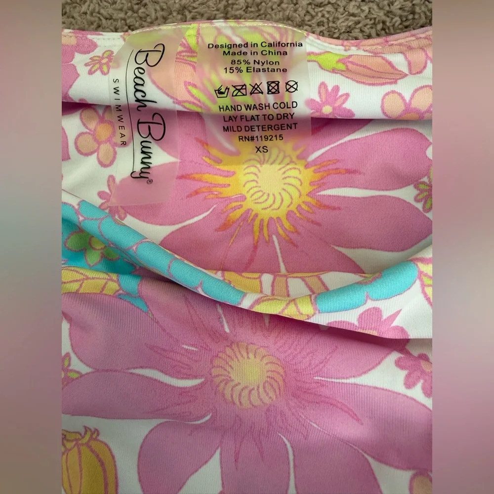 Beach Bunny - Keoni Full Bottom / Jane Pareo Skirt Wrap - PINK FLORAL